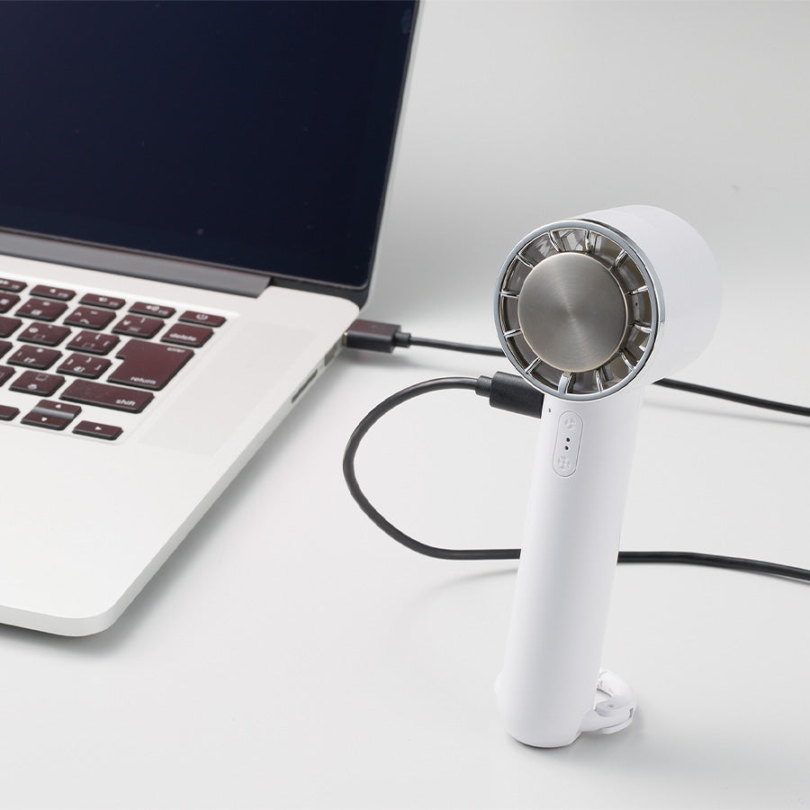 【送料無料】冷却プレート付きUSBファン カラビナ付き 携帯扇風機 小型 スタンド機能付き ペルチェ 冷却