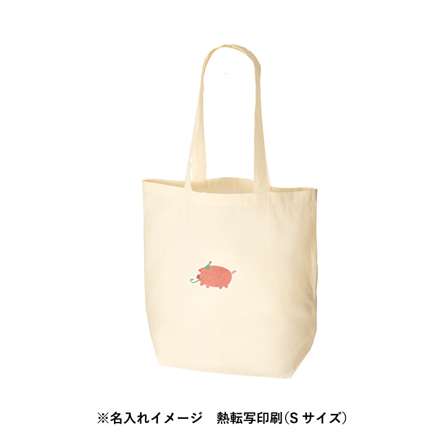 オーガニックコットンバッグ（M）　ナチュラル