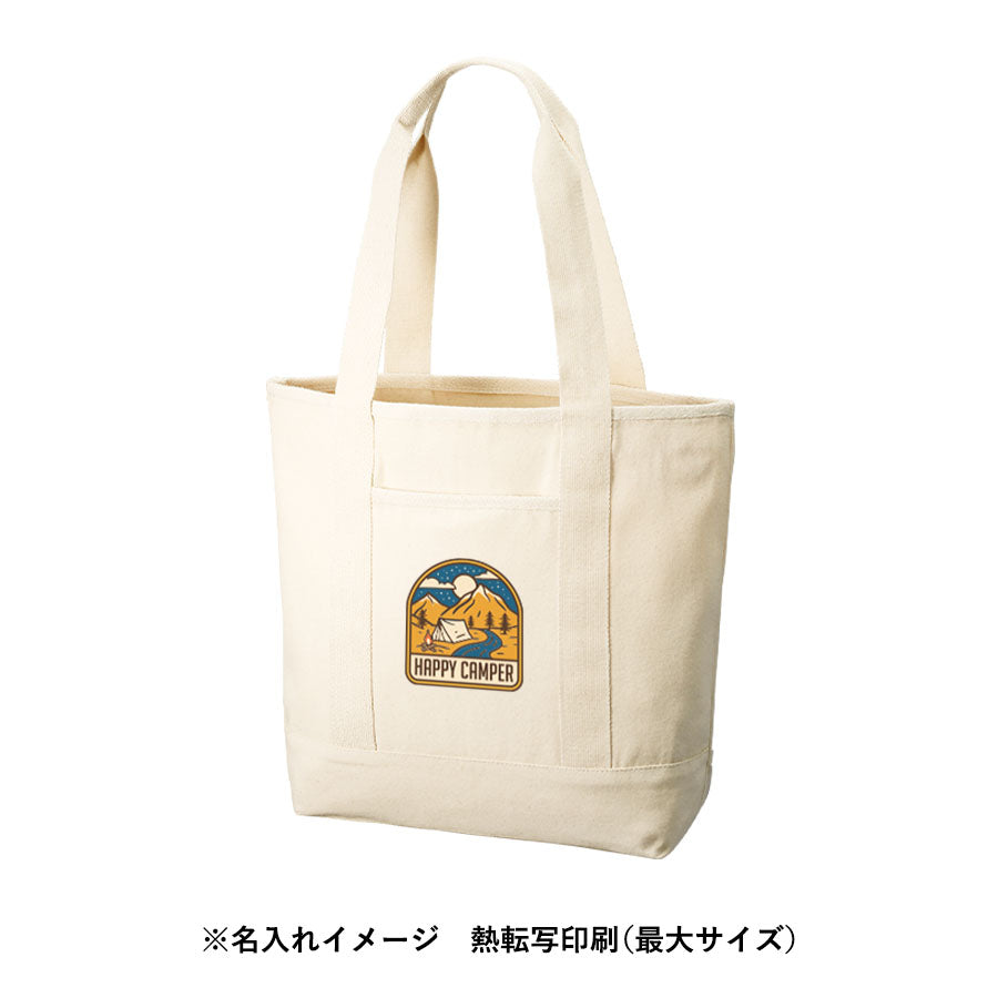 オーガニックコットンキャンバスライントート　ナチュラル