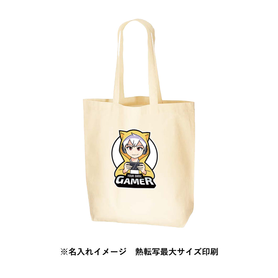 オーガニックコットンバッグ（Ｌ）　ナチュラル