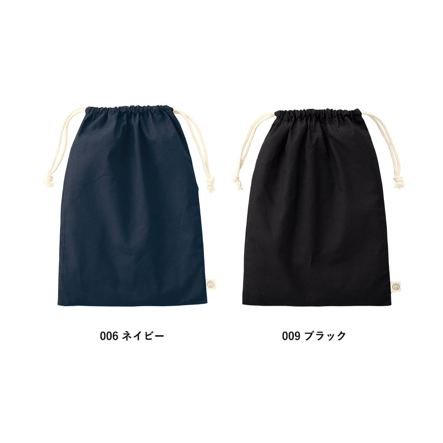 オーガニックコットン巾着（L） トレードワークス