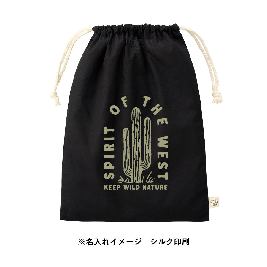 オーガニックコットン巾着（L） トレードワークス
