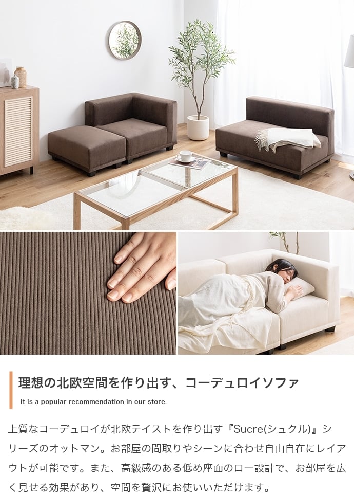 [単品] オットマン エコロファニチャー
