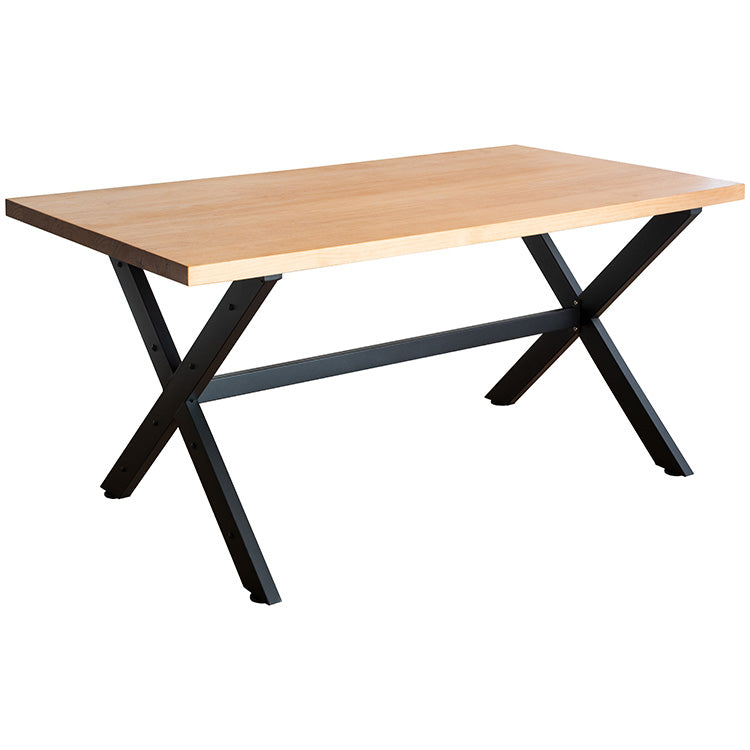 [幅150cm] INDUSTRIAL 4人掛けテーブル 木製テーブル 食卓 長方形 ヴィンテージ ミッドセンチュリー 西海岸風 男前インテリア 宮武製作所