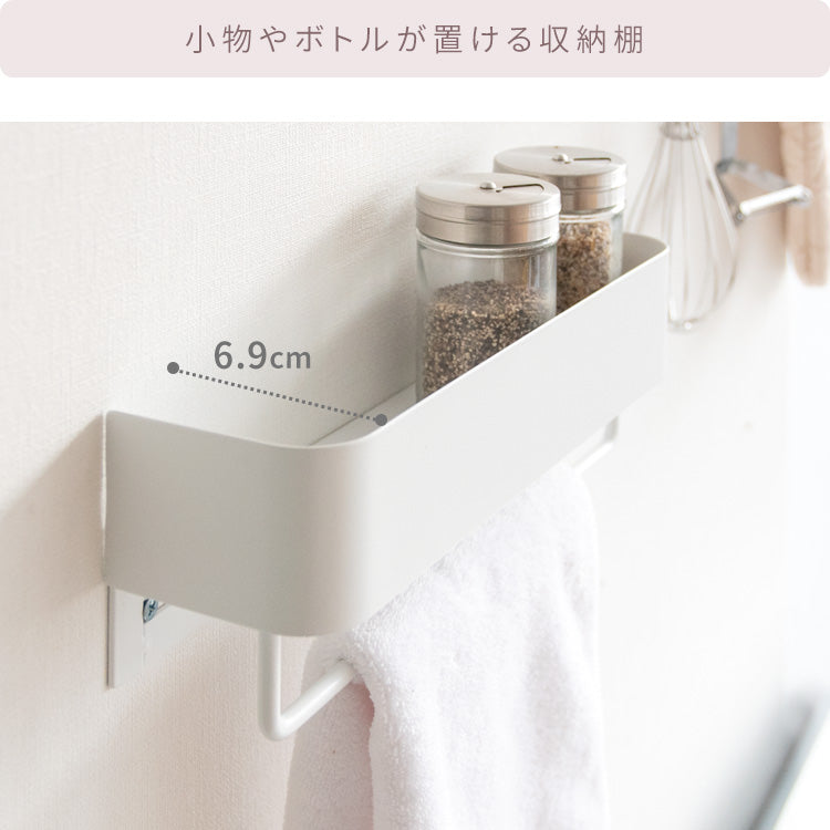 タオルハンガー おしゃれ 洗濯 洗面所 くすみカラー 壁付け ウォールハンガー 宮武製作所