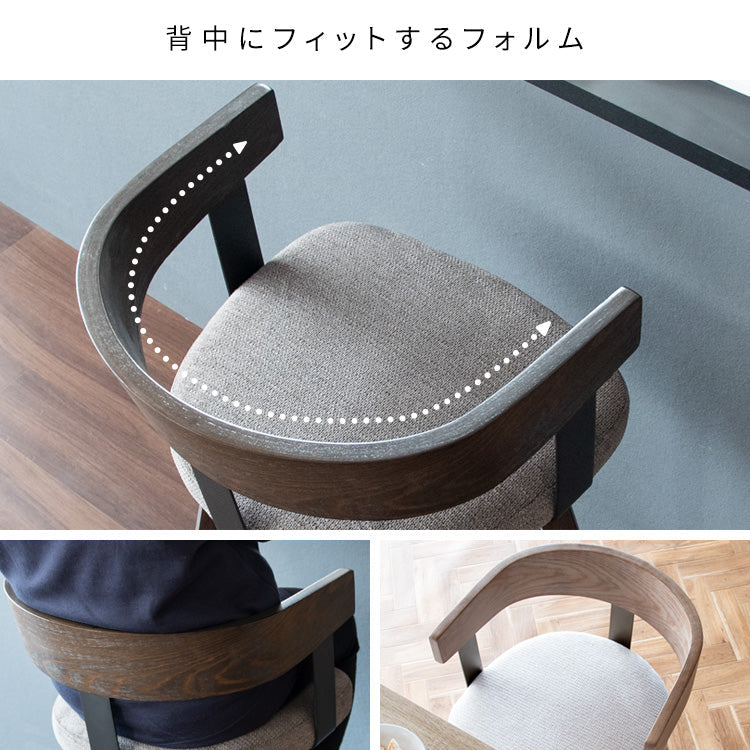 [座面高67cm] バーチェア Satio 合成皮革 ファブリック ウレタン 天然木突板貼り合板 スチール 360度回転 宮武製作所