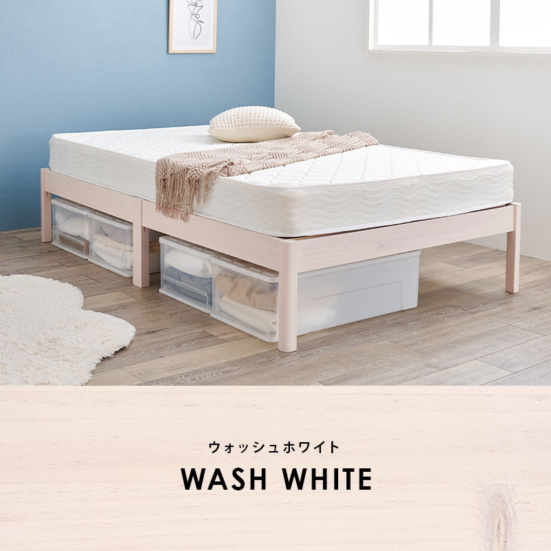 【工具不要】簡単組立 シングルベッド すのこベッド シンプル 木製ベッド 北欧 おしゃれ