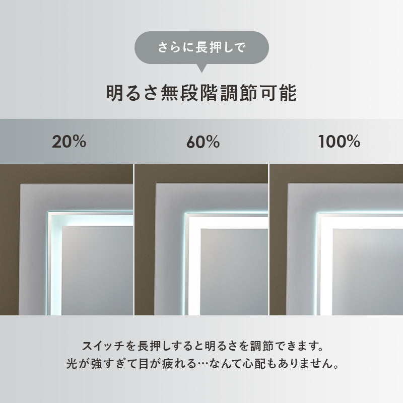【デスク兼用】角度調整ミラー付き ドレッサーテーブル コンパクト収納