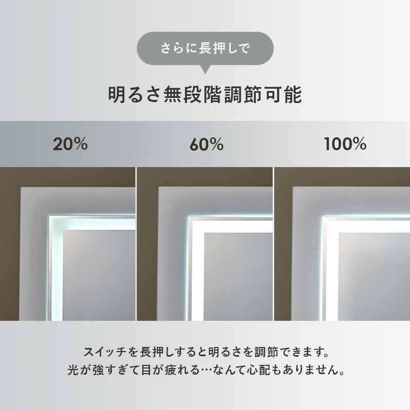【デスク兼用】角度調整ミラー付き ドレッサーテーブル 北欧デザイン