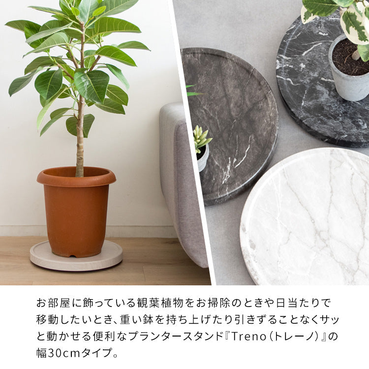 [幅30cm] キャスター付き プランタースタンド Treno 完成品 宮武製作所