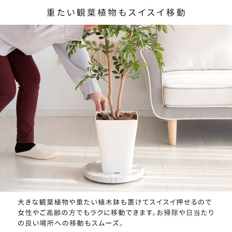 [幅30cm] キャスター付き プランタースタンド Treno 完成品 宮武製作所