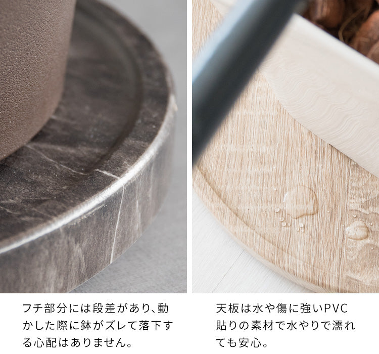 [幅40cm] キャスター付き プランタースタンド Treno 完成品 宮武製作所