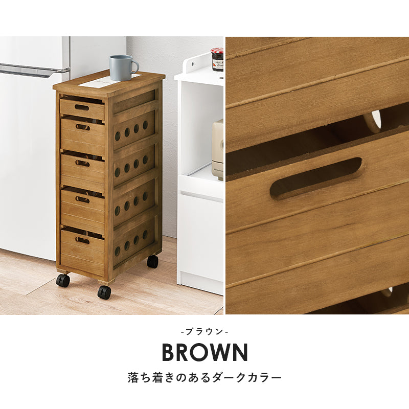 【幅20cmスリム】キッチンストッカー タイル天板付き 隙間収納 キッチンラック