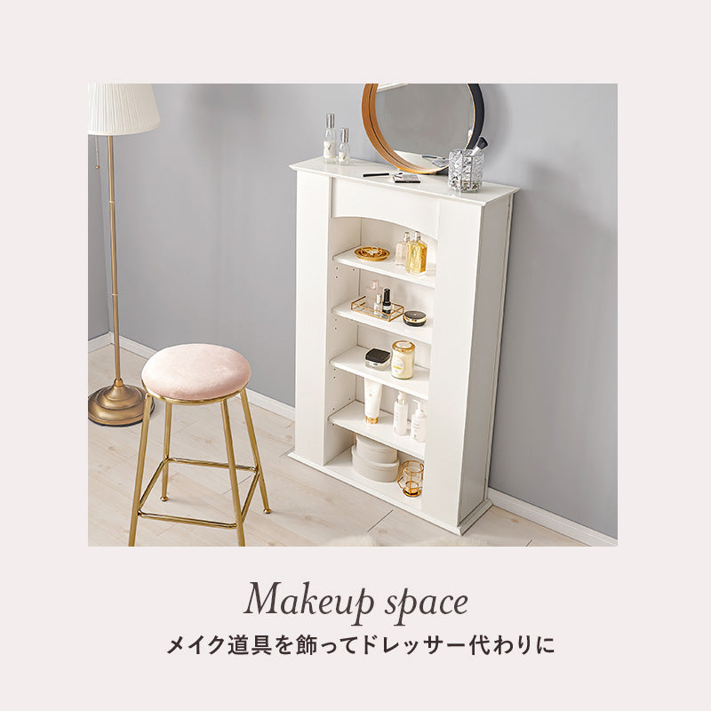 【韓国インテリア風】マントルピース型キャビネット ディスプレイ収納