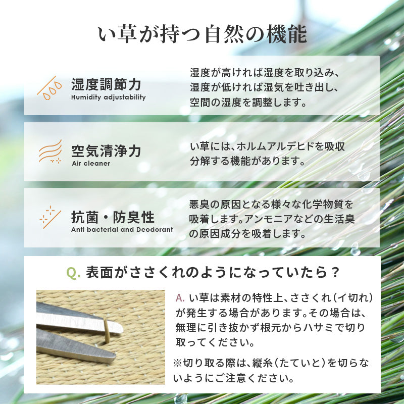 【天然い草仕様】収納付きユニット畳 小上がり収納