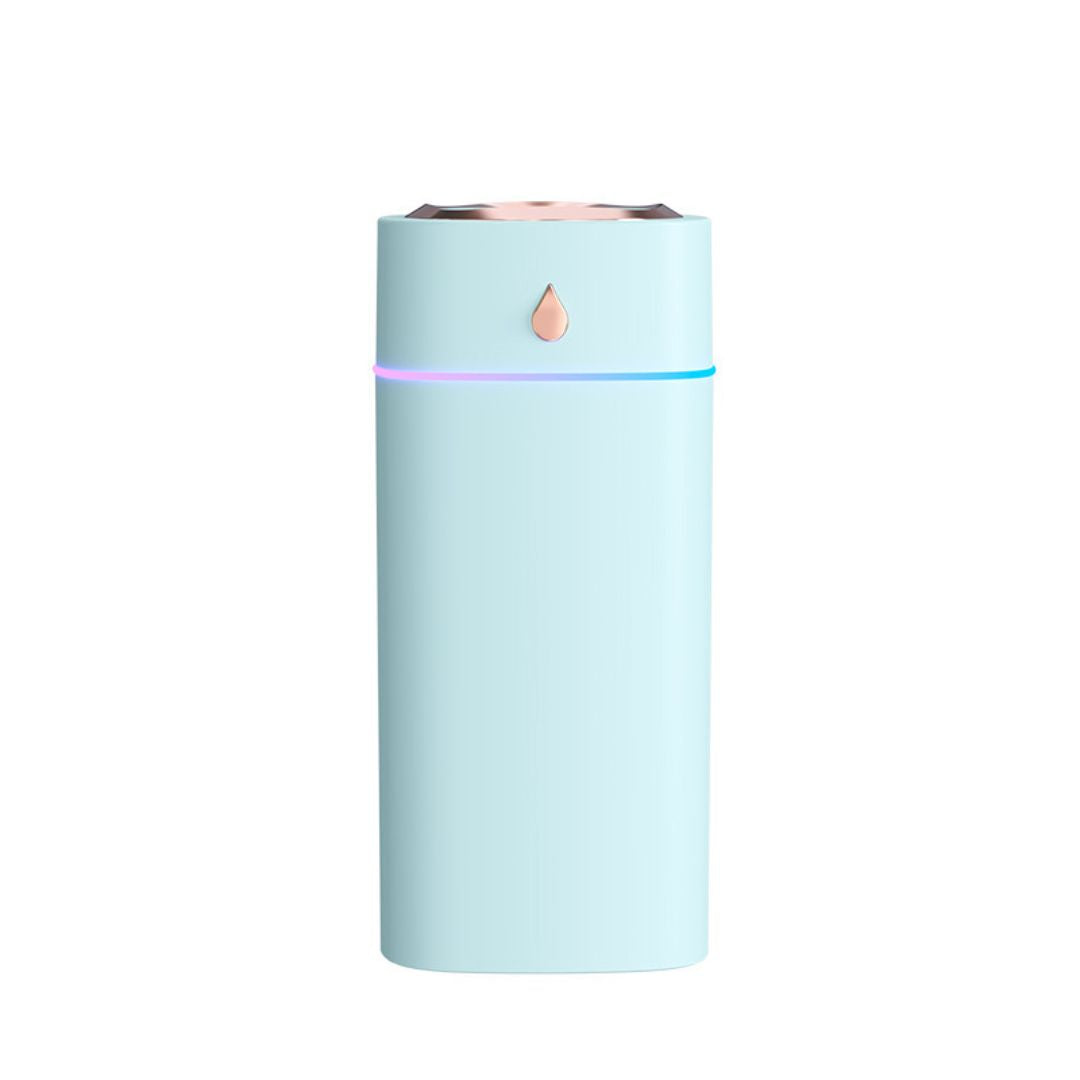 [600ml大容量] 静音加湿器 ナノミスト 上部給水 七色LEDライト USB卓上加湿器 乾燥対策 空焚き防止 オフィス 寝室 車載用 おしゃれ かわいい
