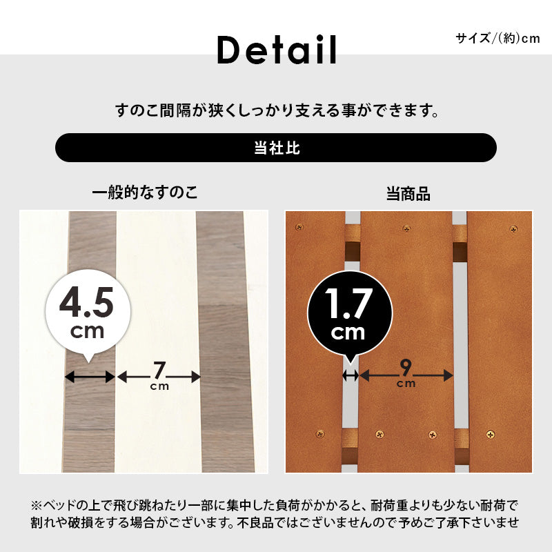 【ポケットコイルマットレス付き】宮付きすのこベッド 3段階高さ調整 コンセント付き 木製ベッド